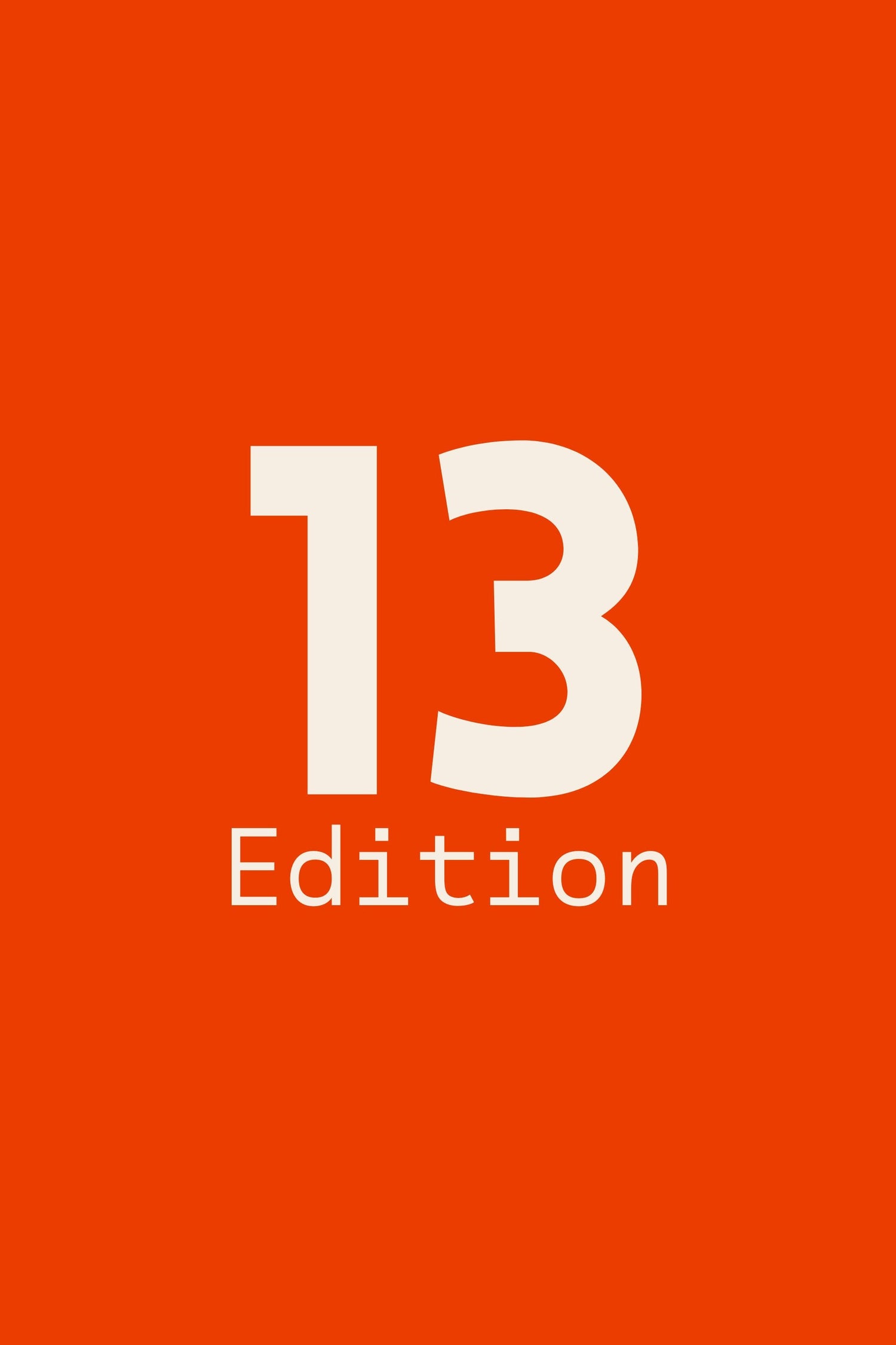 13. Edition