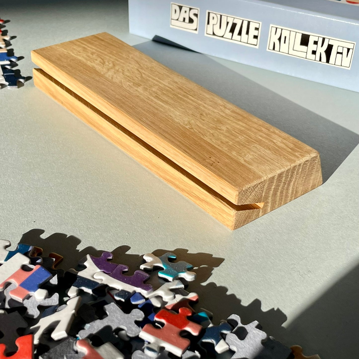 Puzzlekarton-Halter