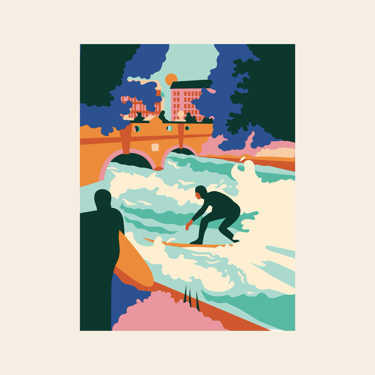 "Eisbachwelle" (Mini)