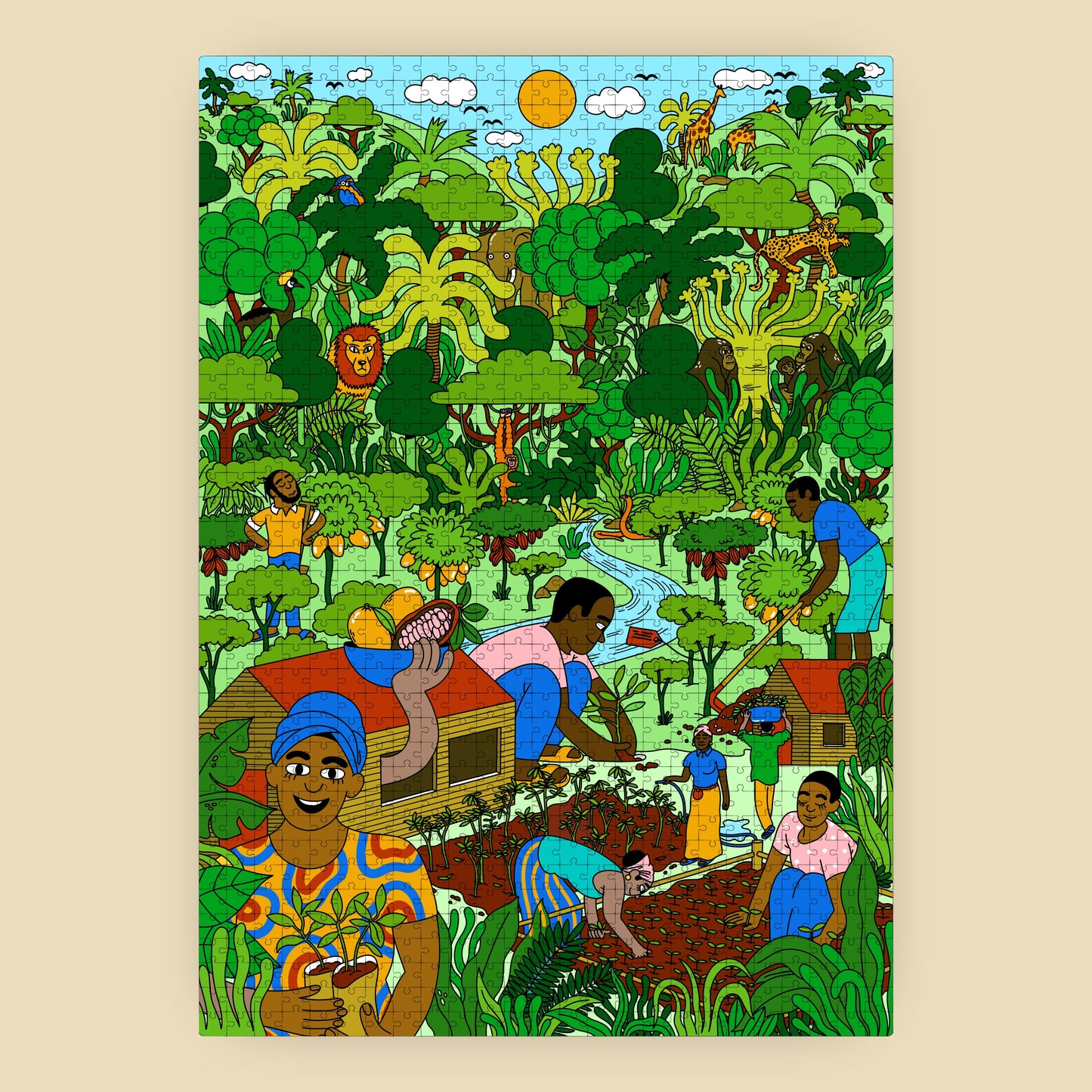 "FairForest" Spendenpuzzle